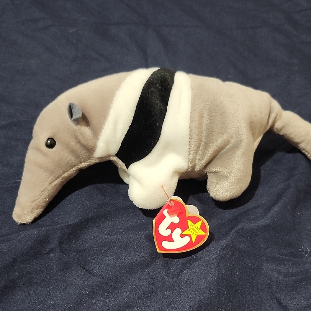TY Beanie Baby Anteater Plush